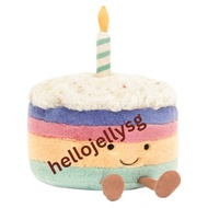 Jellycat Amuseables Rainbow Birthday Cake