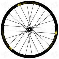 Sticker Decal Rims Bicycle Rims Mavic Ellipse 2010 700c Width 2cm