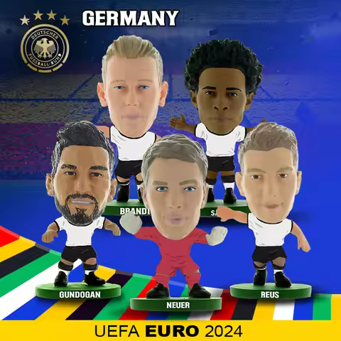 Official National Team Euro Cup Kit Footballer' 5cm Figures SoccerStarz model Gift Portugal England 