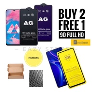 【BUY 2 FREE 1】REALME C21/Narzo/Narzo 20/Narzo 20 Pro/C1/C2/C3/C11/C12/C15/C17 Full Coverage Tempered