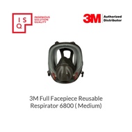 3M 6800 Full Face Piece Respirator Size: Medium