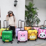 Children's Luggage Female 18-Inch Suitcase Cute Baby Trolley Case 20-Inch Universal Wheel Cartoon Boarding Password Suitcase/Kids Trolley Luggage Travel / children’s suitcases Luggage Bag / scooter luggage