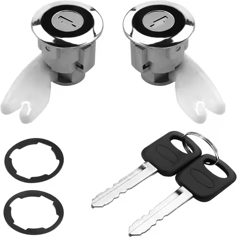 Door Lock Cylinder & Keys Set For Ford F-150 F-250 F-350 Super Duty Explorer Ranger E-150 E-250 E-35