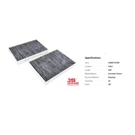 JS ASAKASHI Activated Carbon Cabin Air Filter - BMW G30 520/525/530/540
