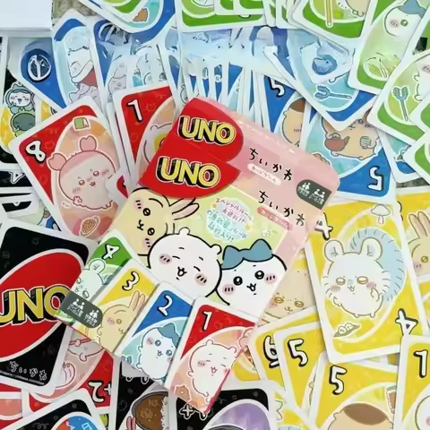 Chiikawa Usagi Kawaii Anime Cartoon Spot Surrounding Cute Good Looks Playing Cards Entertainment Exq