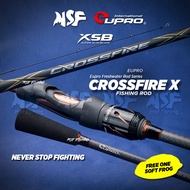 [MSF] Eupro CrossFire X Rod | Joran Pancing Memancing Bottom Spinning Haruan Toman Fishing 2pcs