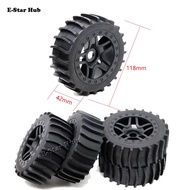 4Pcs 118mm 1/8 Desert Short Course Truck Sand Tire 17mm Wheel Hex for ARRMA Mojave TRAXXAS UDR Yikon