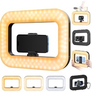 Phone Light for Video Recording, Handheld Phone Stabilizer with Light, 8000mAh LED Selfie Phone Ring