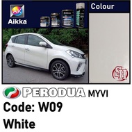 PERODUA MYVI  White W09 /Aikka Oem Factory Colour