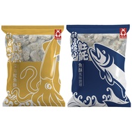 【巧食家】深海魷魚酥+土魠風味魚酥 6包組 (氣炸美食 600g/包)