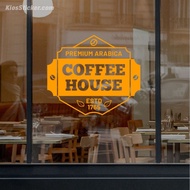 Sticker Cutting Quote Cafe QC-16 Coffee House – Premium Arabica