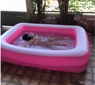 (🔥เก็บโค้ดลด10%) KidPlus สระน้ำเป่าลม 2 ชั้น 1.5 เมตร  150*100*35 cm สระว่ายน้ำเด็ก Inflatable Pool