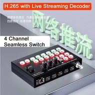 New H.265 SDI HDMI Video Switcher with Live Streaming Encoder Multi Channel 4 Camera Live Streaming 