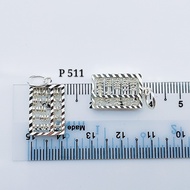 💥READY STOCK💥  925 Sterling Silver "Abacus Necklace Set" (Set Rantai Leher+Loket Sempoa) 925銀算盤鏈墜項鏈組 P-511