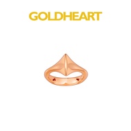 Goldheart Amazonian 916 Rose Gold Ring