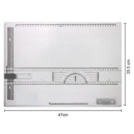 VCR Complete Technical Drawing Set | Technical Ruler Scale Ruler Architect Ruler Adjustable Set Squa