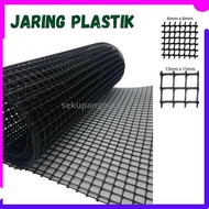 Jaring Hitam Plastik Kebun Sangkar Pagar | PVC Plastic Net Black Garden Wire PVC Mesh Netting Balcon