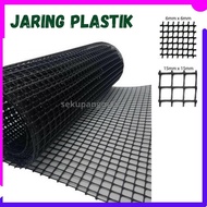 HIGH QUALITY PVC Square Net Garden Mesh / Jaring Pagar Plastik Kebun Sangkar / 1 METER Tinggi