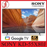 SONY KD-55X80J 55INCH HDR GOOGLE 4K LED TV + FREE WALL MOUNT INSTALLATION (55X80J)