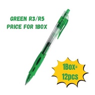 【1BOX=12PCS ! ! !】M&G R3/R5 Retractable Gel Pen 0.5MM/0.7MM (AGP02372/AGP12371)