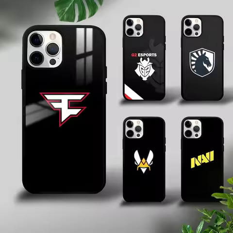 C-CSGO Team G2 F-Faze Spirit Vitality Phone Case For iPhone 16 15 14 13 12 11 Pro Xs Max Mini Plus C