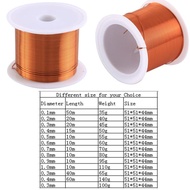 【☑Fast Delivery☑】 fka5 0.1/0.2/0.3/0.4/0.5/0.6/0.7/0.8/0.9mm Coppers Wire Magnet Wire Enameled Coppers Winding Wire Coil Coppers Wire Winding Wire