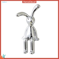 HD| Long Ear Bunny Figurine Desktop Bunny Decoration Adorable Bunny Figurine Set Perfect Car Dashboa