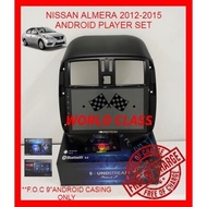 NISSAN ALMERA 2012-2015 SOUNDSTREAM 9" ANDROID IPS PLAYER FULL HD SCREEN WITH ( F.O.C ANDROID CASING )