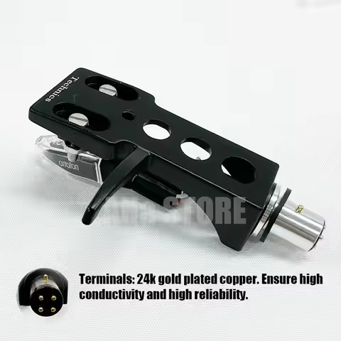 Ortofon Super OM 5e Moving Magnet DJ Cartridge Pro S premounted on turntable headshell for technics 