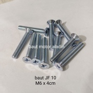 JF 10/ Bolts M6x40mm screwdriver (10 pcs)