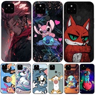Case For Google Pixel 4a 5XL 5G 4A 4G Case Back Phone Cover Protective Soft Silicone Black Tpu Funny fox cute unicorn