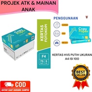 White A4 Size Hfs Paper Kopy Paper 75 Gsm Kopy Photo Paper Paper, 100 Sheets