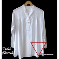 Pure white rayon plain blouse Rayon plain blouse jumbo plain blouse lasenta Blouse