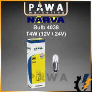 Narva Bulb 4038 T4W 12V 24V 17131 17141 Test Pen Pilot Lamp Number Plate Lamp Bulb Replacement 1 Leg