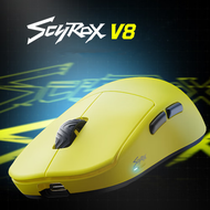 SCYROX V8 Pore Free Ultra Lightweight Wireless Gaming Mouse Pixart 3950 Sensor 8K Polling Rate Omron