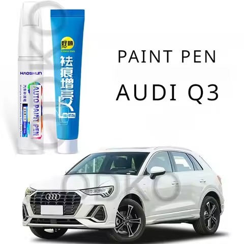 For AUDI Paint Pen Scratch Suitable for Audi Q1 Q3 Q5 A3 A4 A6 White Gray Q3 Accessories White Black