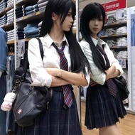 Uniform Long Sleeve Shirt Preppy JK Sweet Top