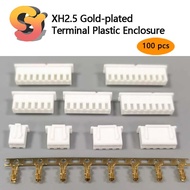 [Ready Stock Supply] 100pcs XH2.5MM Gold-Plated Terminal Plastic Shell XH-2Y/3Y/4Y/5Y/6Y/7Y/8Y/9Y/10