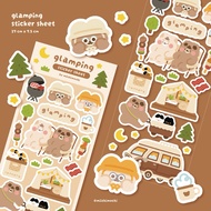 glamping sticker sheet | miichimochi
