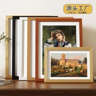 Large Size Wooden Photo Frame Wholesale Wall Hanging Photo Wall 4k8k Calligraphy Rectangular Display