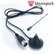 BLAZESPARK Digital Tv Antenna, 5dBi Mini TV Antenna Freeview, Radio TV Aerial Black Free Channel DVB