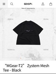Goopimade Size 2 MGear-T2 Zystem Mesh Tee - Black