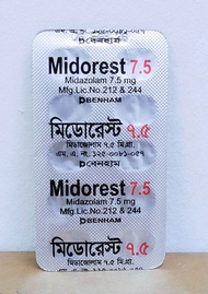 MILAM 7.5 & MIDOREST 7.5 MG VITAMIN M 1 STRIP 10 TABLETS 5 STRIP 50 TABLETS 10 STRIP 100 TABLETS