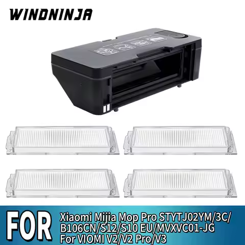 2 in 1 Water Tank Dust Bin Box With Filter For Xiaomi Mop Pro STYTJ02YM/3C/B106CN/S10 EU For VIOMI V