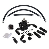Fuel Pressure Regulator AN fitting Universal Adjustable Fuel Pressure Regulator Kit with gauge AN6  