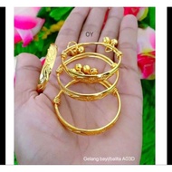 Baby Bracelet 0-12 Months Natural Titanium Anti Fade No Rust