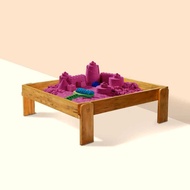 Prima Shabby Educational Toys for Children: Kinetic Sand Table Made of Wood