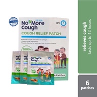 No More Cough Cough Relief Patch 6s | Ease Throat Discomfort For 3 Month+ Years Old