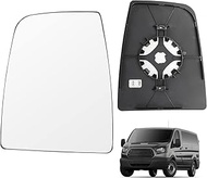 Compatible With 2015-UP Ford Transit T150 T250 T350 Driver Left Side Heated Mirror Glass, Upper Glas