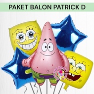Patrick Spongebob SQUAREPANTS D Balloon Package/Spongebob Birthday Decoration/Spongebob Foil Balloon